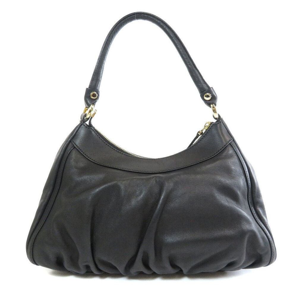 Gucci handbag motif leather logo